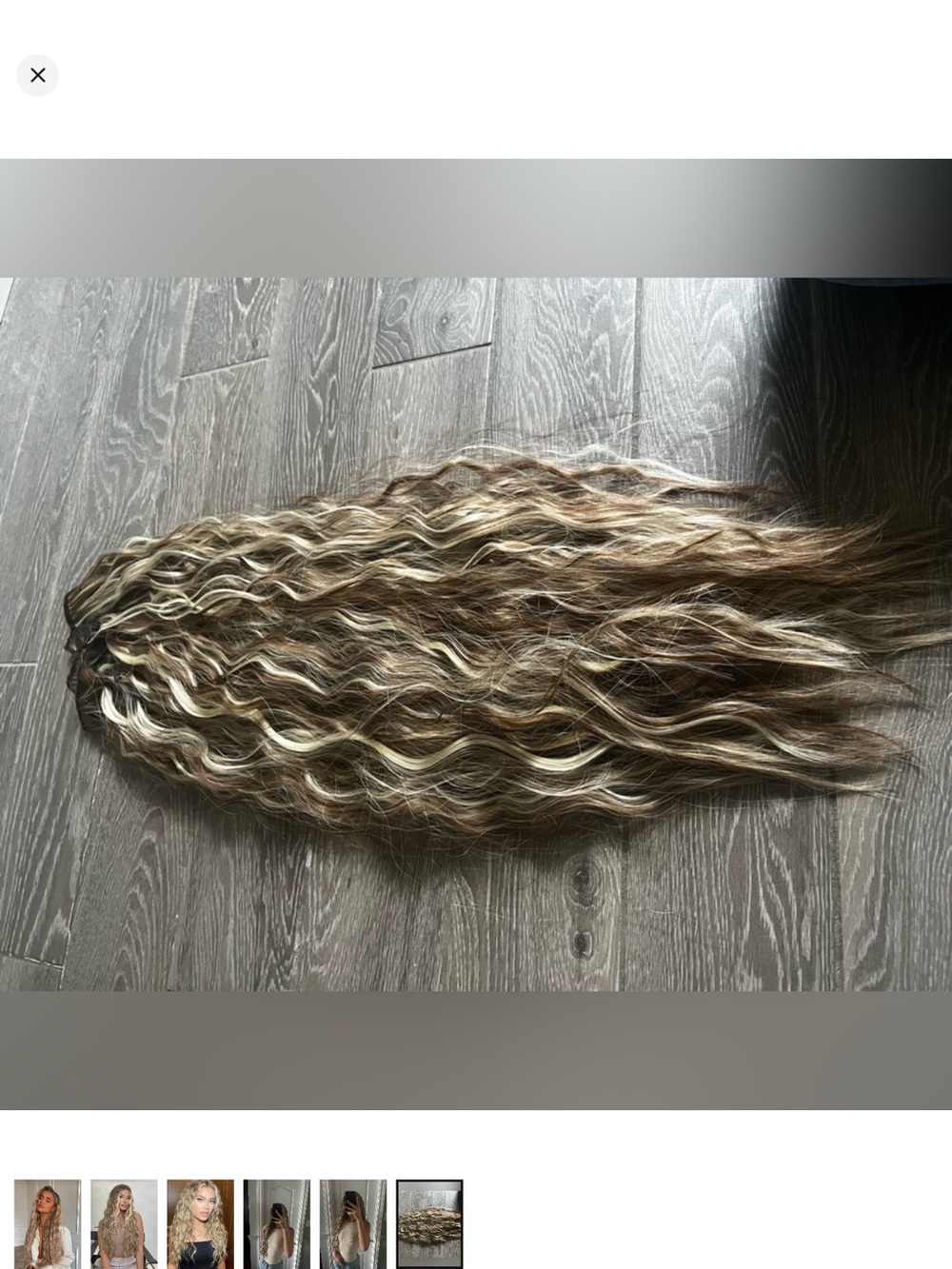Crimped Hair extensions